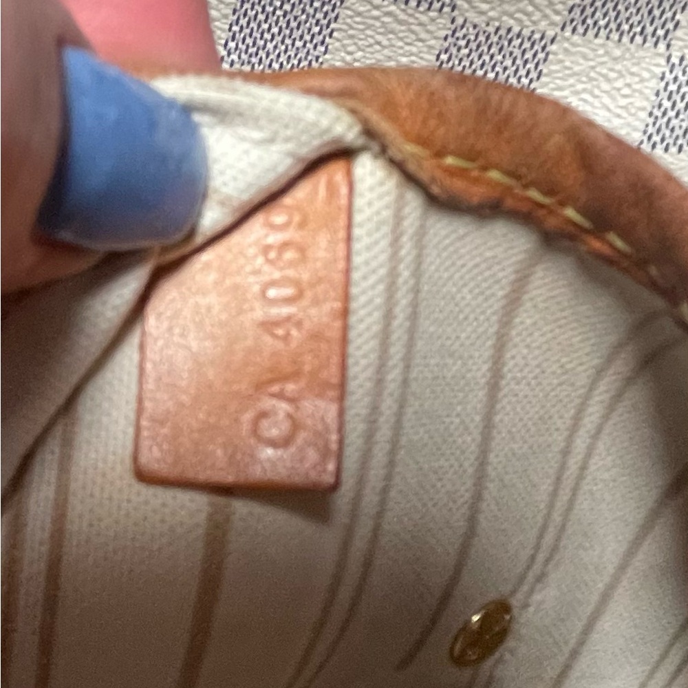 Vintage Louis Vuitton Neverful MM Damier Azur - Picture 7 of 10